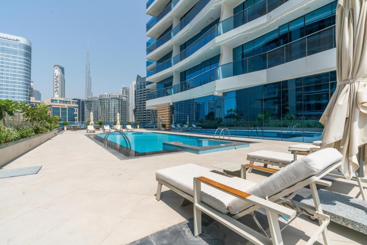 Exclusive Globalstay Apartments In Business Bay Free Parking & More! Дубай Экстерьер фото